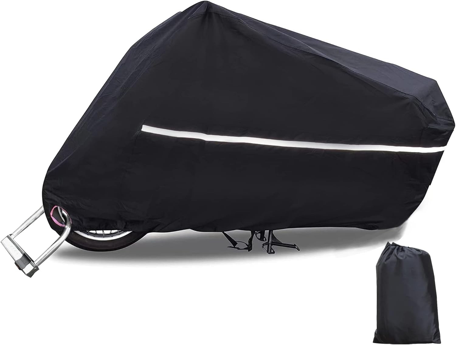Large Motorcycle Cover, Durable All Season Outdoor Waterproof Scooter Size: L gallery