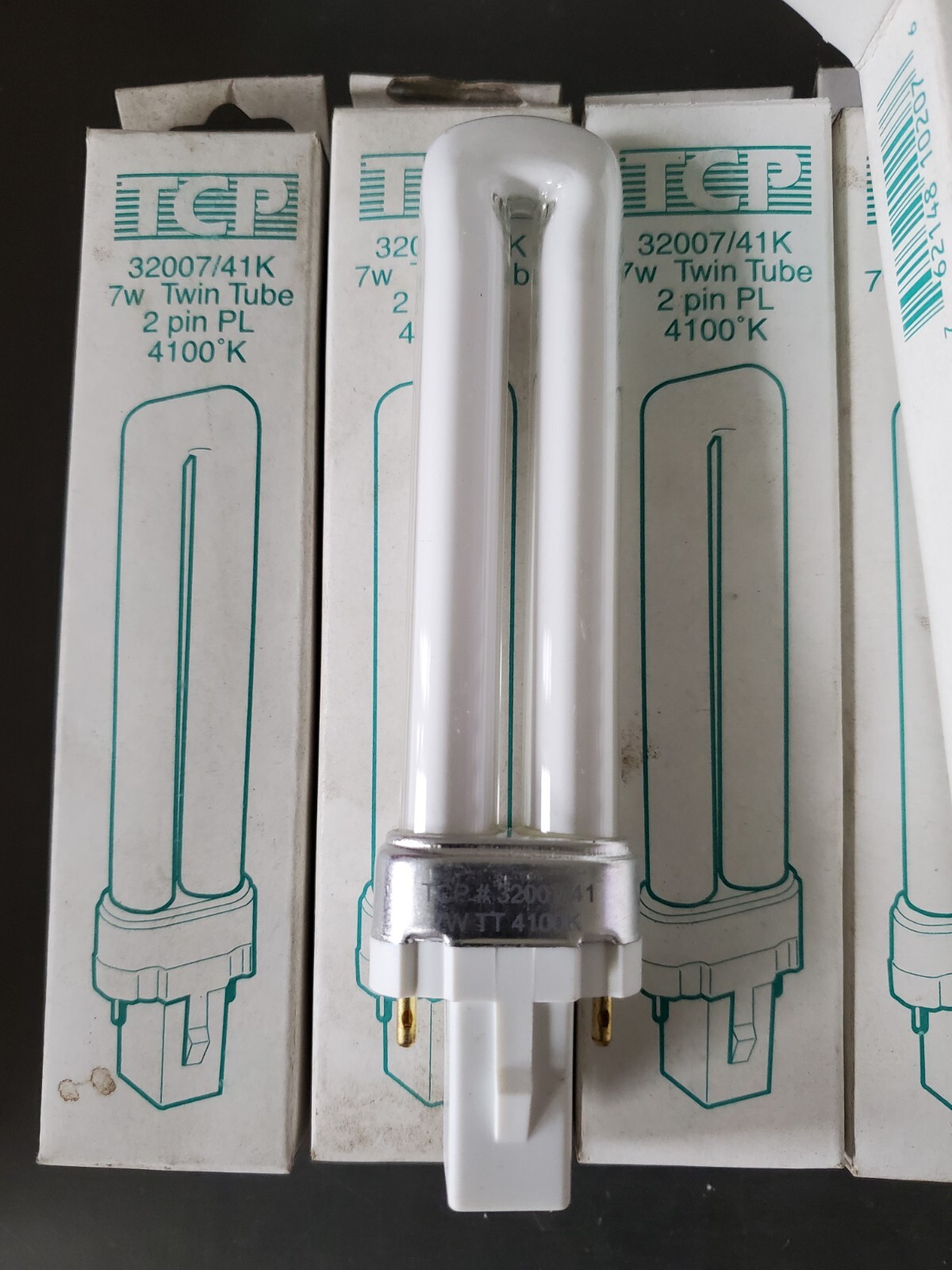 TCP PL7/SP41K 7W Compact Fluorescent Plug-In 2-Pin Light Bulb 4100K Color gallery