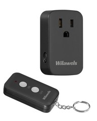 Remote Control Outlet Plug Wireless On Off Power Switch, Black Remote Light S…
