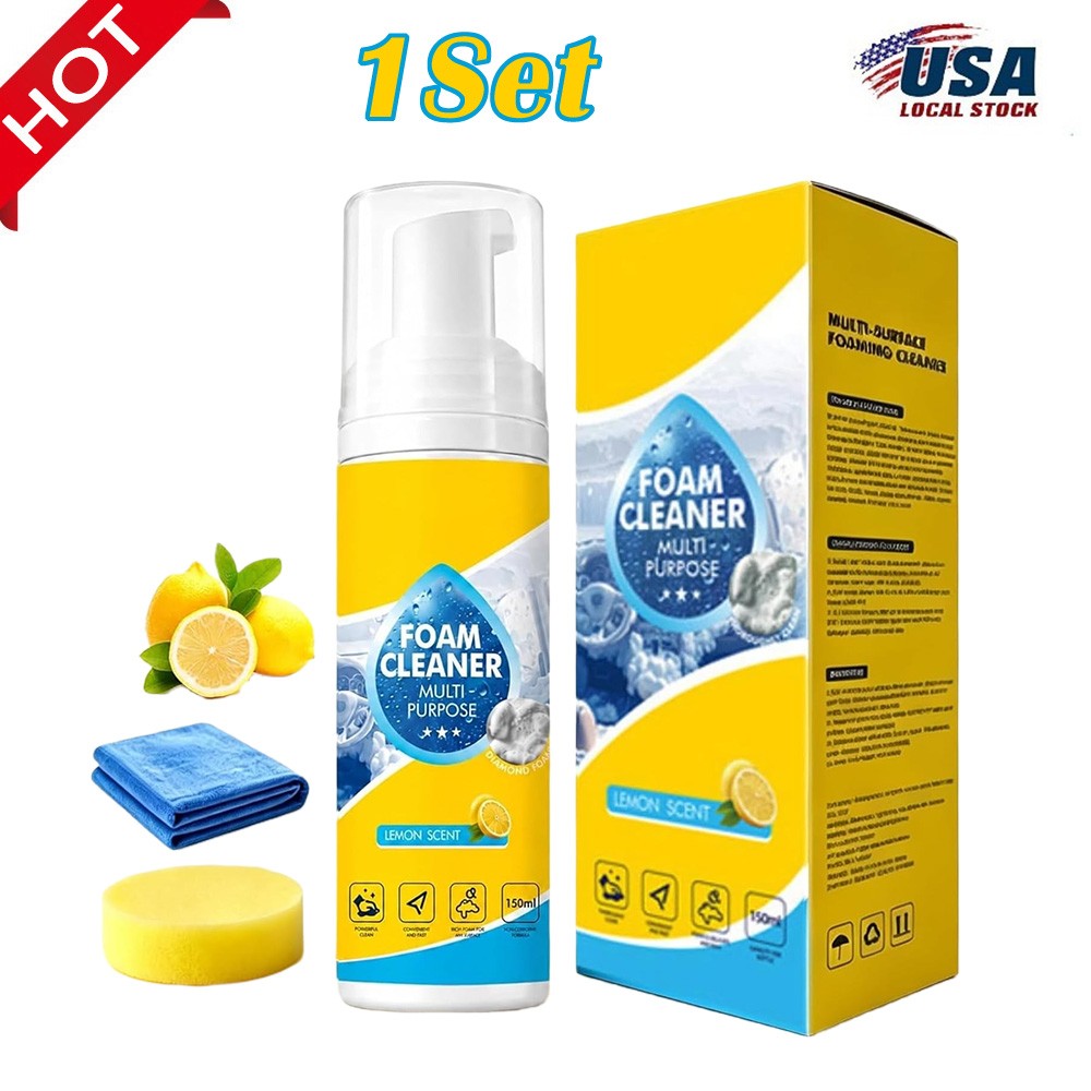 4-in-1 Multi-Enzyme Foam Cleaner, Deep Cleaning Spray for Car Kitchen Bathroom gallery