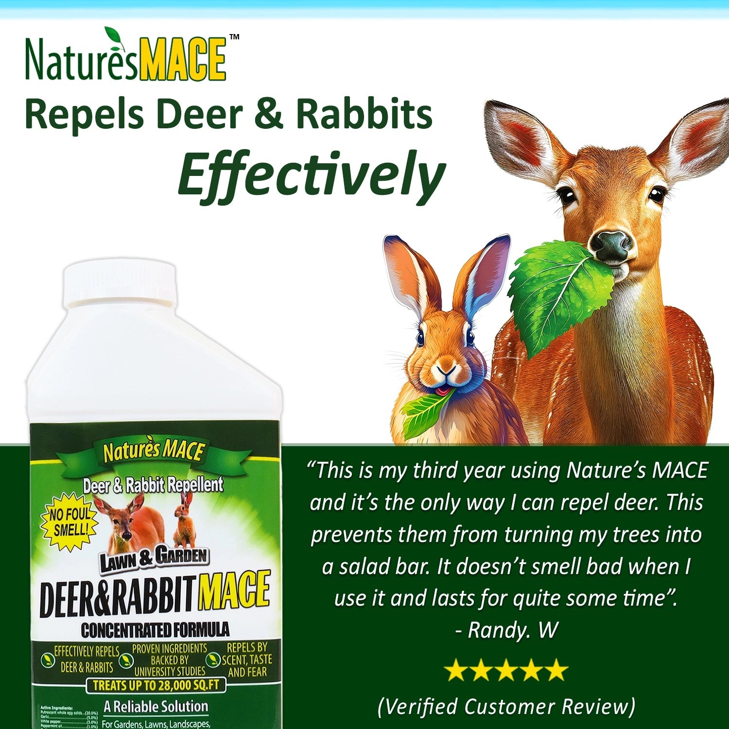 Deer and Rabbit MACE Deer and Rabbit Repellent Spray gallery
