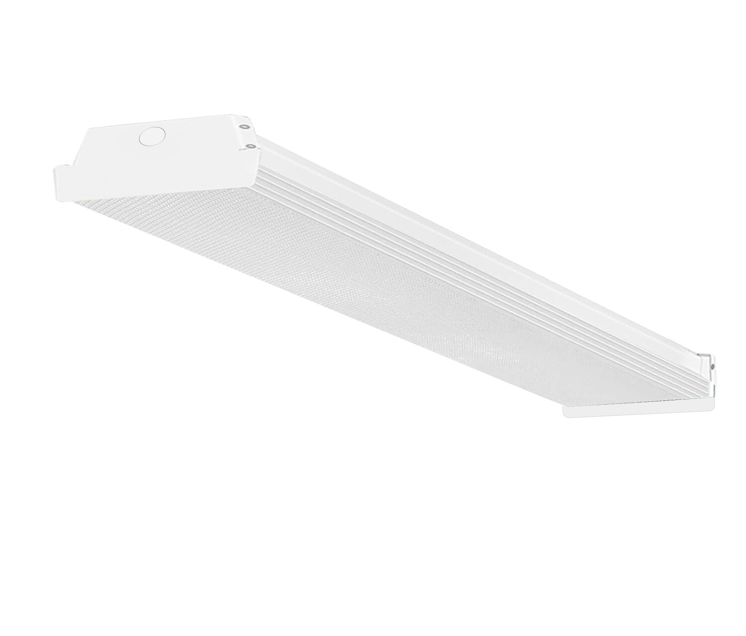4FT LED Wraparound Light 40W 6000LM 3CCT Flush Mount LED Shop Light ETL Listed gallery