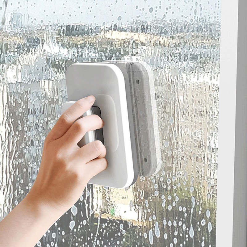 Double Sided Magnetic Window Cleaner Glass Wiper Cleaning for 3 to 10mm Glasses gallery