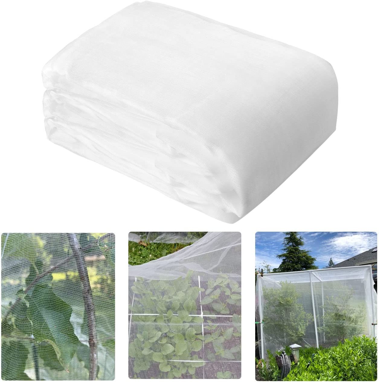 50x10ft Mosquito Garden Bug Insect Netting Barrier Bird Net Plant Protect Mesh gallery