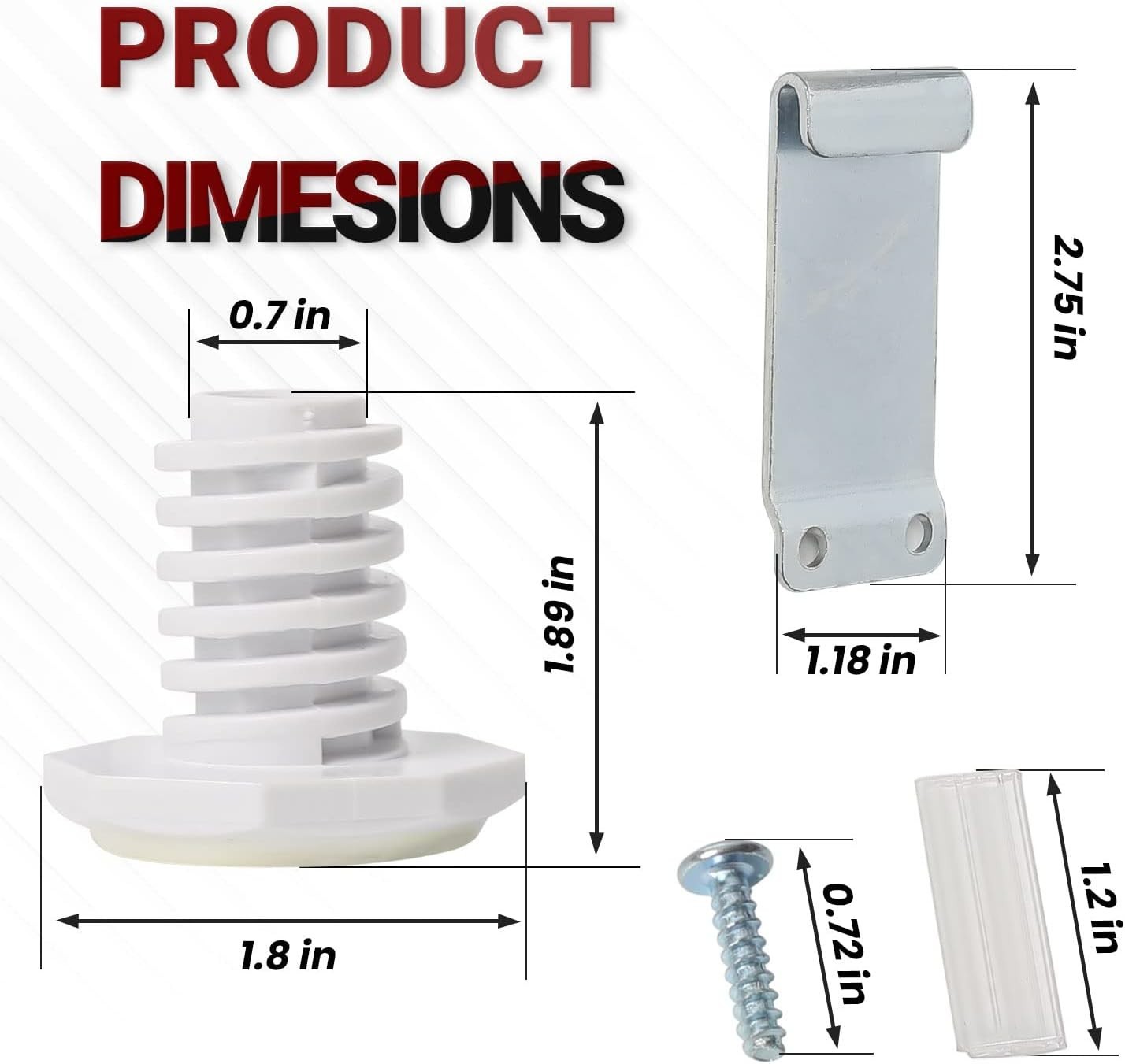 W10869845 Dryer Stacking Kit Replacement for Whirlpool Maytag Dryer Washer gallery