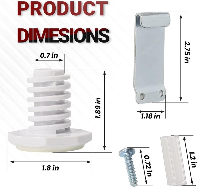 W10869845 Dryer Stacking Kit Replacement for Whirlpool Maytag Dryer Washer gallery