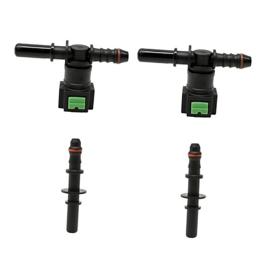 Fuel Line Quick Connect 2 Sets T-Type Single Connector SAE 7.89mm to ID 6mm gallery