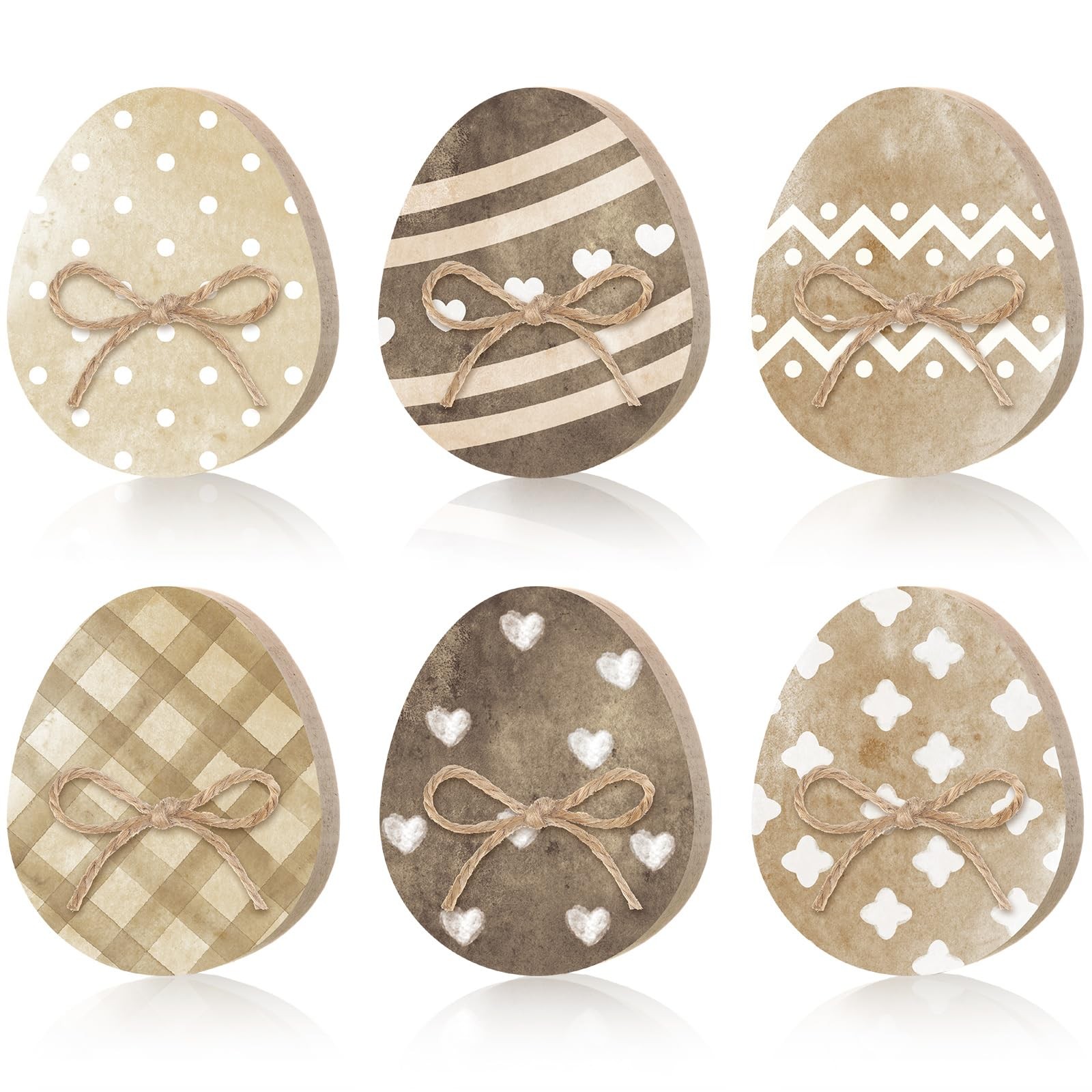 Seeloowy 6 Pcs Easter Table Decorations 3.15 x 3.94 inches, as pictures shown gallery