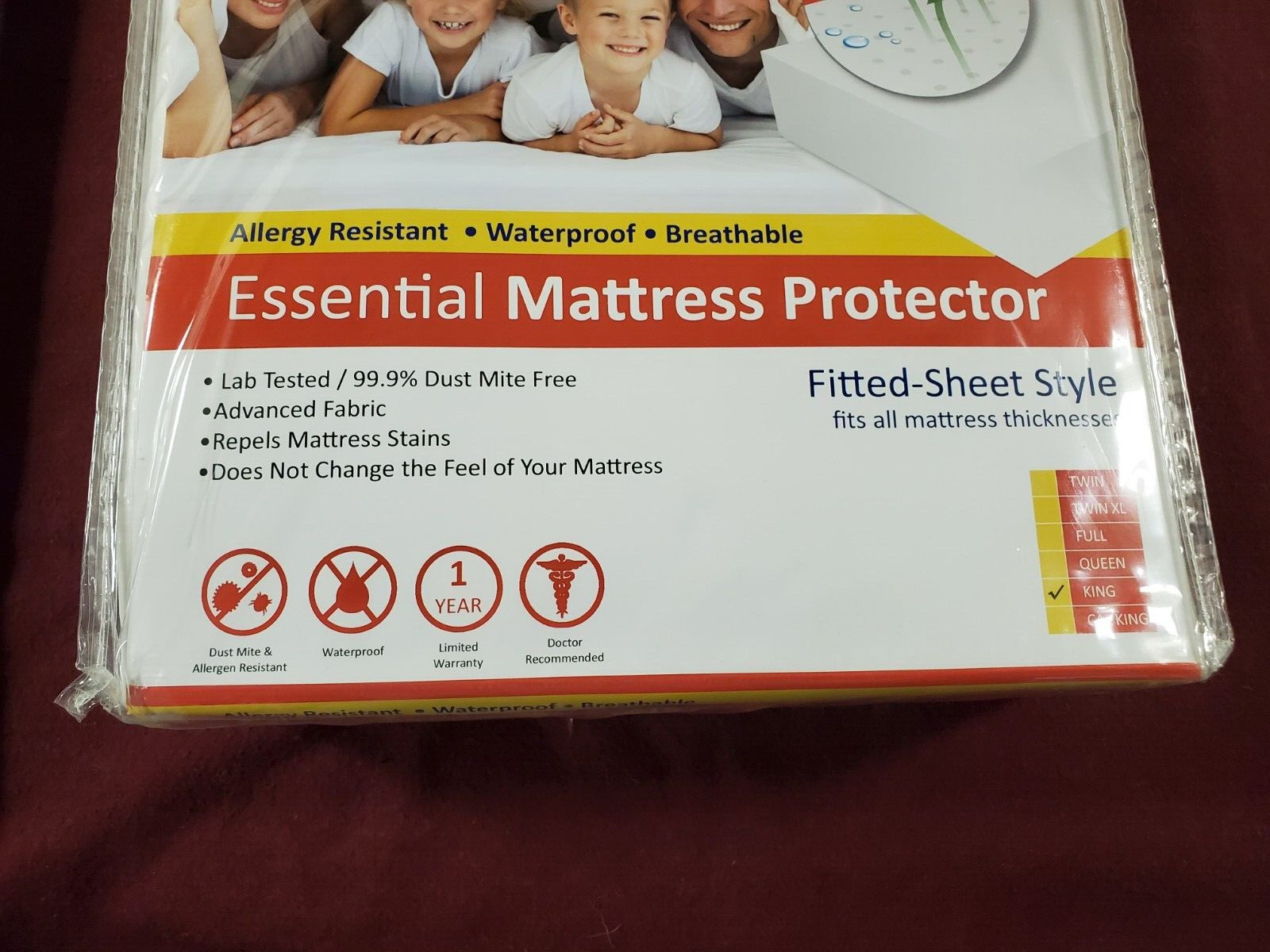 Essential Mattress Protector Rooms To Go King Size Waterproof Allergy Resistant gallery