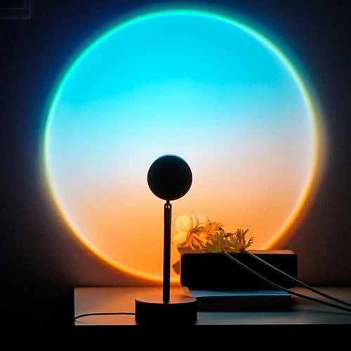 Sunset Lamp Projector, Rainbow Projection Led Lights with Remote, 16 Colors Mult gallery