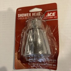 Ace Chrome Plastic 6 settings Adjustable Showerhead Angle Valve 1.5 gpm