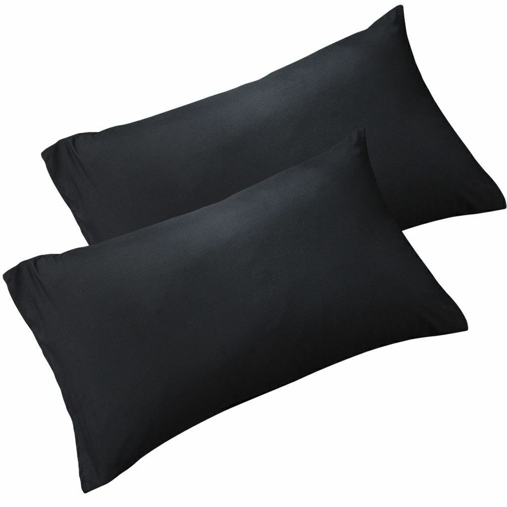 1/2PCS 1800D Pillow Case Set Queen (standard) or King Pillowcase Pillow Cases US gallery