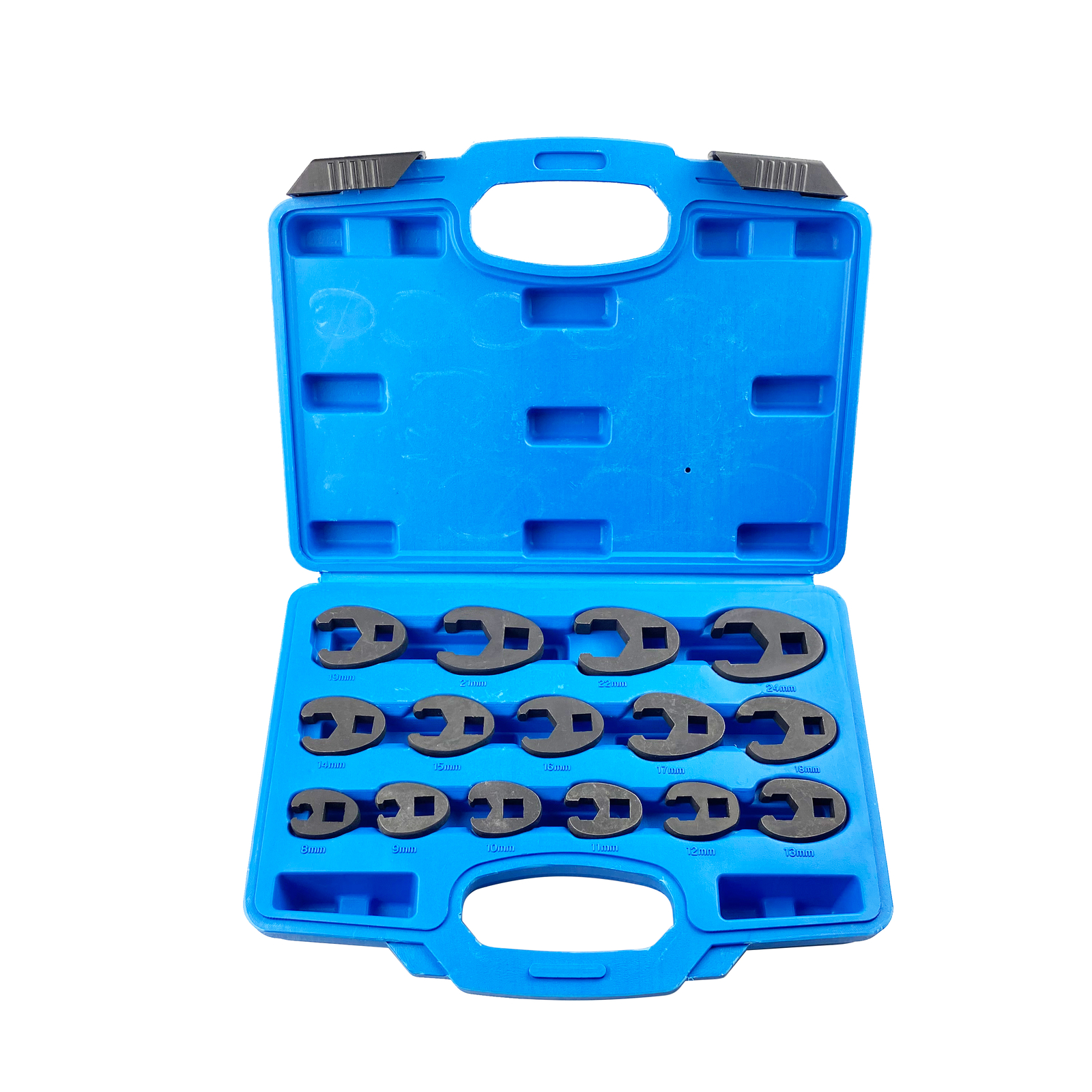 HFS(R) 3/8'',1/2'' Drive Crowfoot Flare Nut Wrench Set,8- 24mm/15PC,Cr-Mo Steel gallery