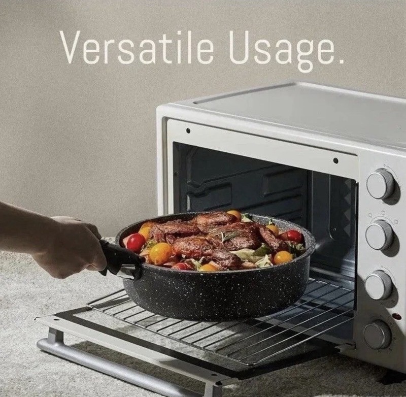 Carote 23pcs Cookware Set | Ceramic Non Stick Pots and Pans | Detachable Handles gallery