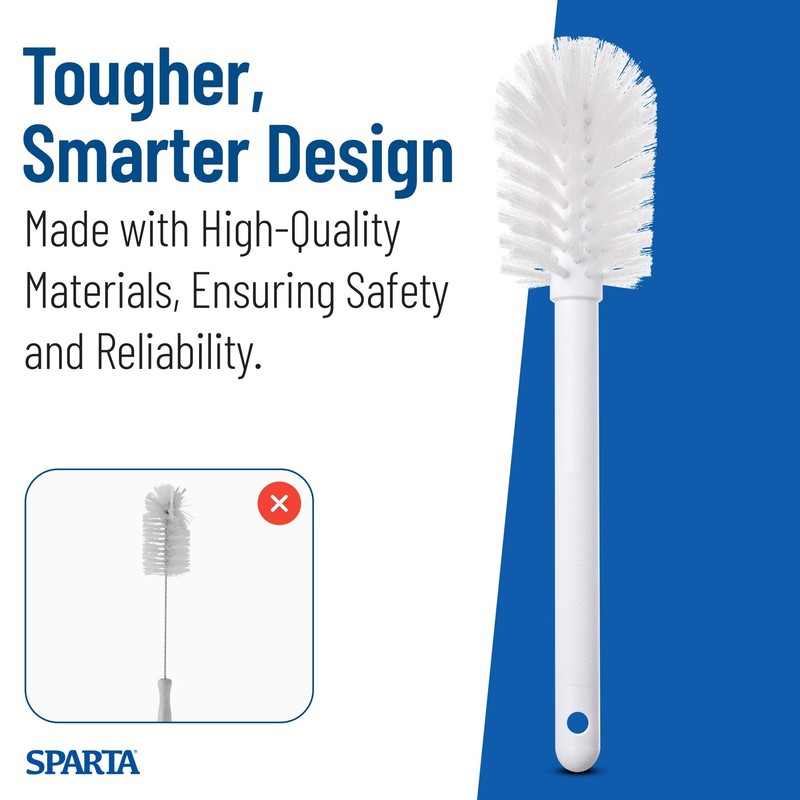 Dish Brush Plastic Lightweight Break Resistant 11 Inches White 367600TC02 gallery