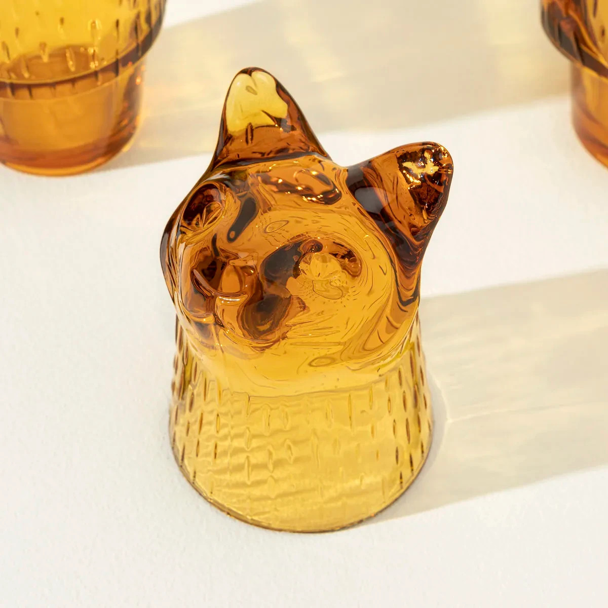 Amber Cat Stacking Glass Set gallery