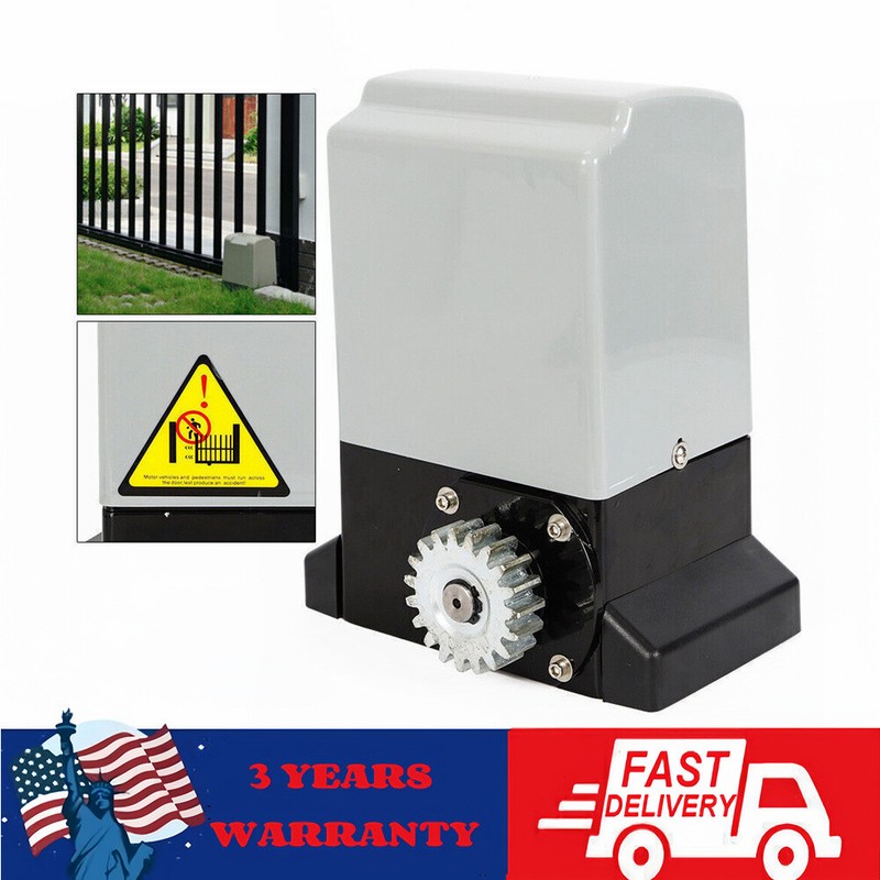 1400LBS Electric Automatic Sliding Gate Opener Door Operator&Remote Control 370W gallery