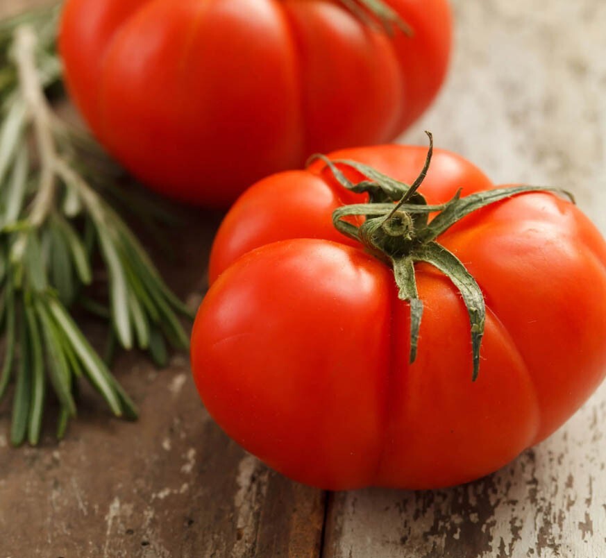 Tomato BEEFSTEAK Heirloom Open Pollinated up to 2 lb fruits! Non-GMO 100 Seeds! gallery