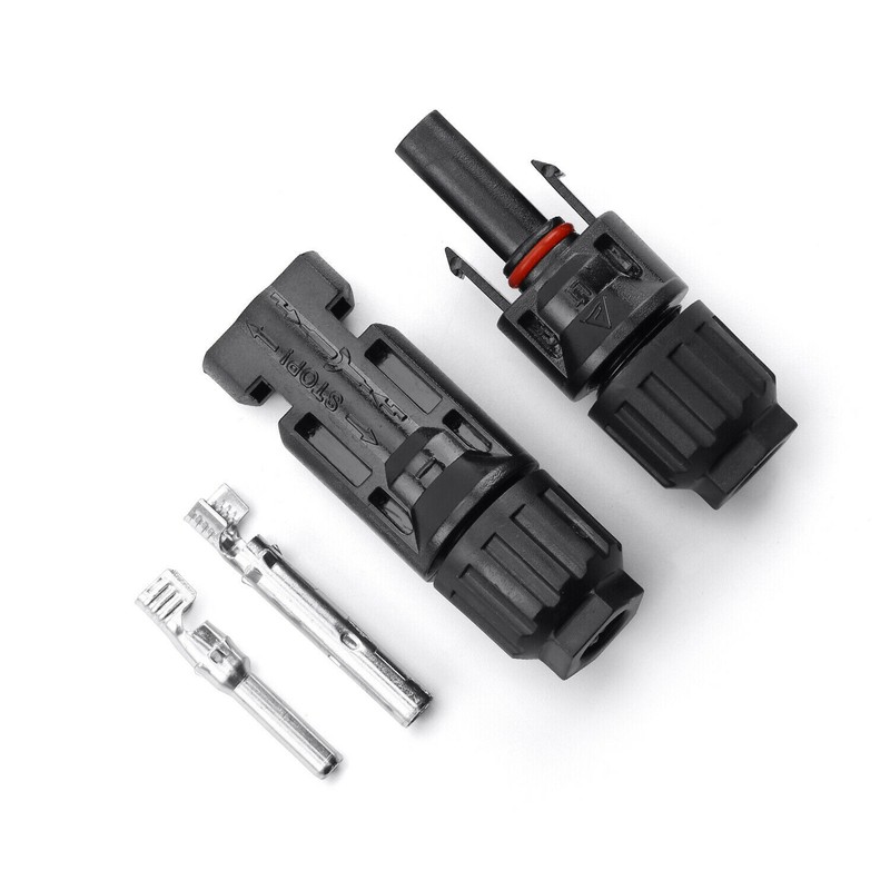 10 Pairs Solar Panel Cable Wire Connectors Kit Male & Female Waterproof Adapter gallery