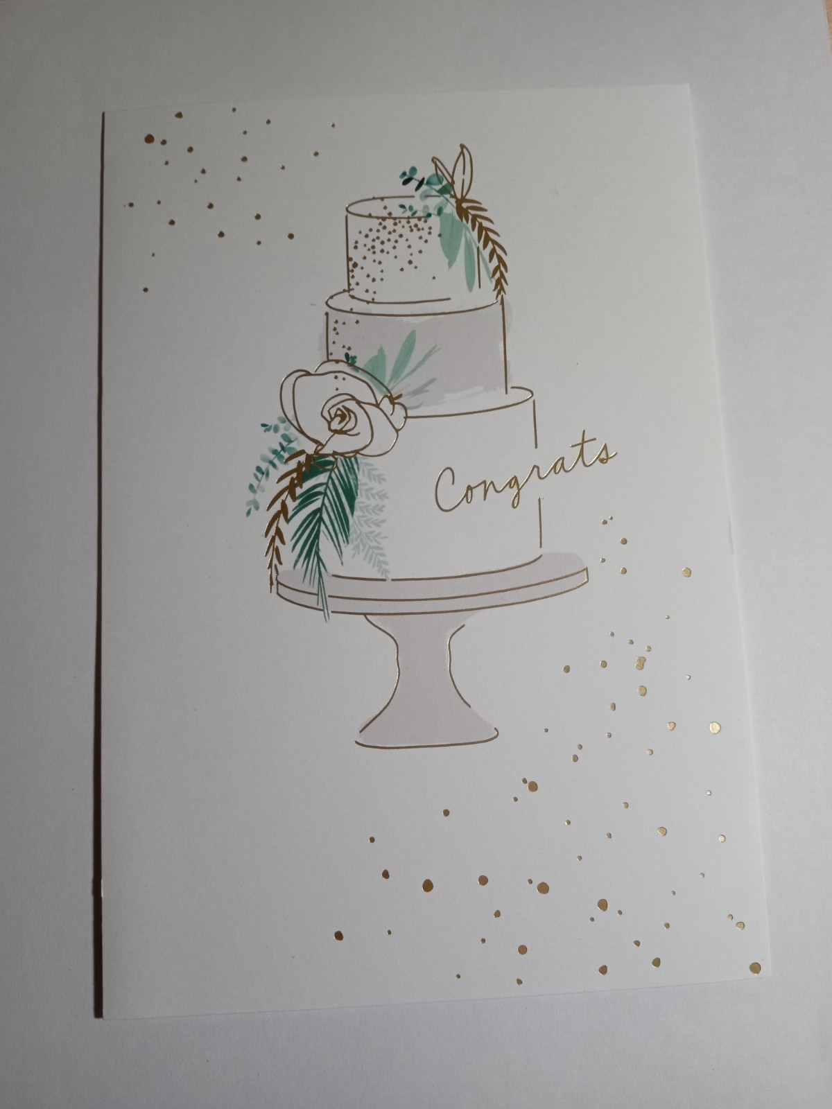 Hallmark Big Card CONGRATS Happy Wedding Day Love, Happy Every Day After, Bride gallery