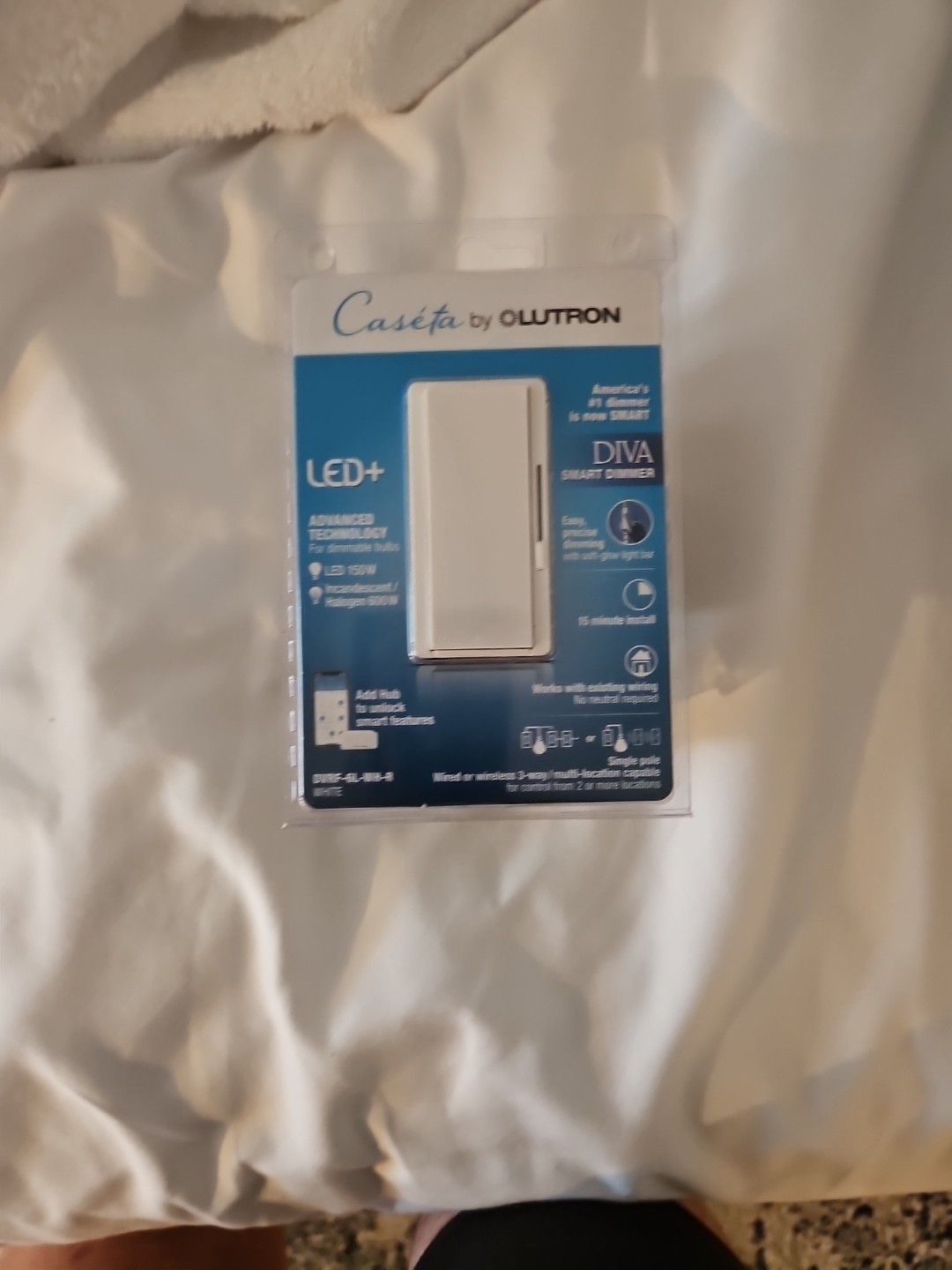 Lutron Diva Smart Dimmer - White gallery