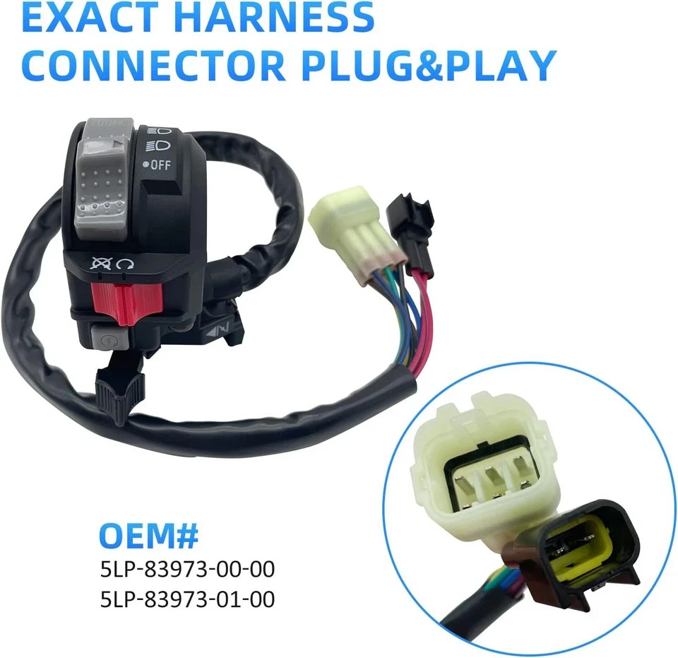 Yamaha ATV Engine Start Control Switch Button for Big Bear, Grizzly, Raptor gallery