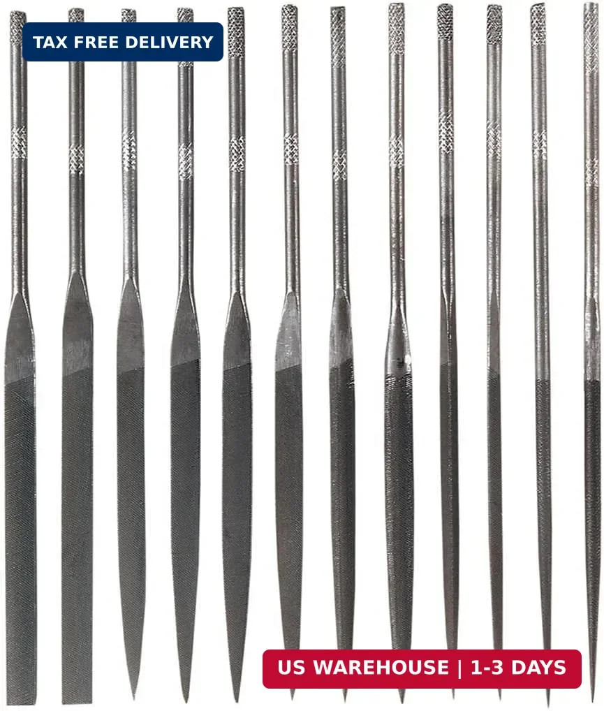VCT 12PC Assorted Needle File Set Precision for Jeweler Artist Hobby Sculptor gallery