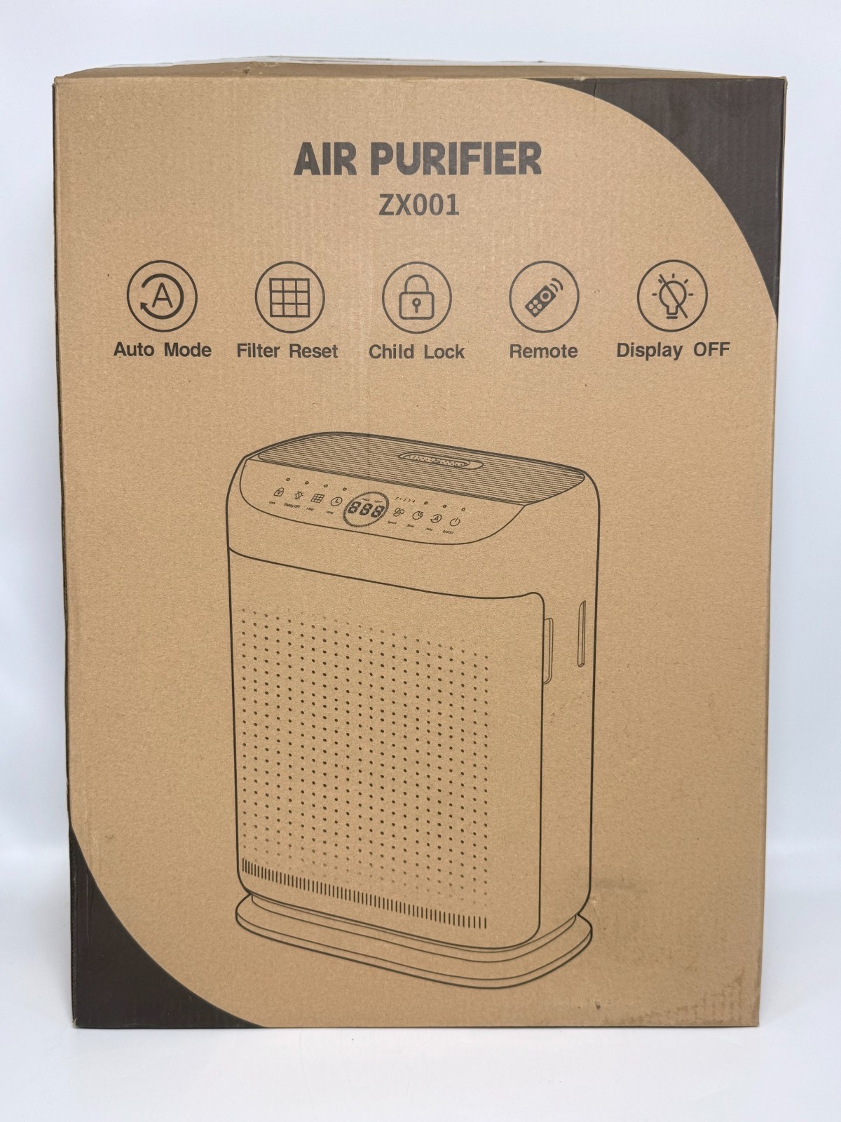 PAKEOI HEPA Air Purifier Home Large Room Up to 3000 Ft² White *NEW SEE PHOTOS* gallery