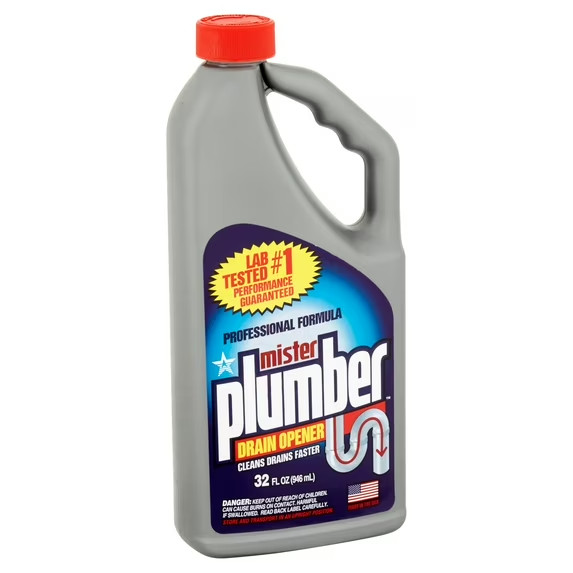 Mister Plumber Professional Formula Drain Opener Liquid 32 fl oz Scent Free gallery
