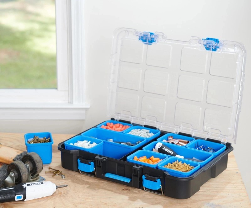 HART Stack System, Mobile Tool Storage and Organization, Black & Blue- New gallery