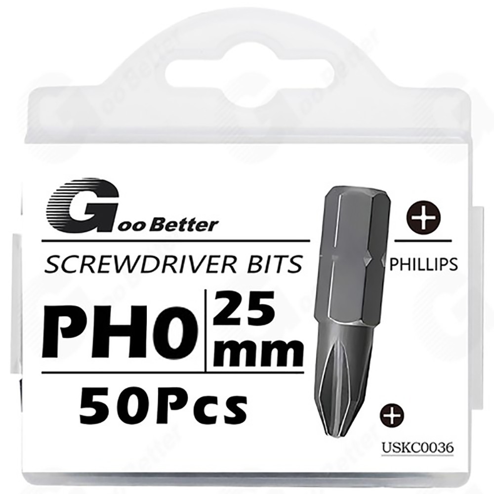 50pcs Screwdriver Bit Set 1-Inch Phillips Bits 1/4" Hex Shank Bit PH0 PH2 PH3 gallery