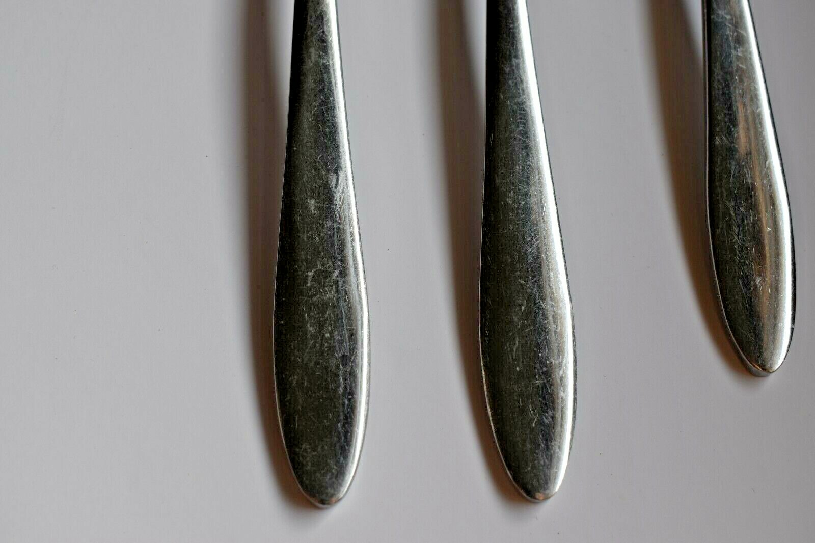 ONEIDA MOONCREST STAINLESS 1 OVAL/PLACE SPOON 2 DINNER FORKS gallery