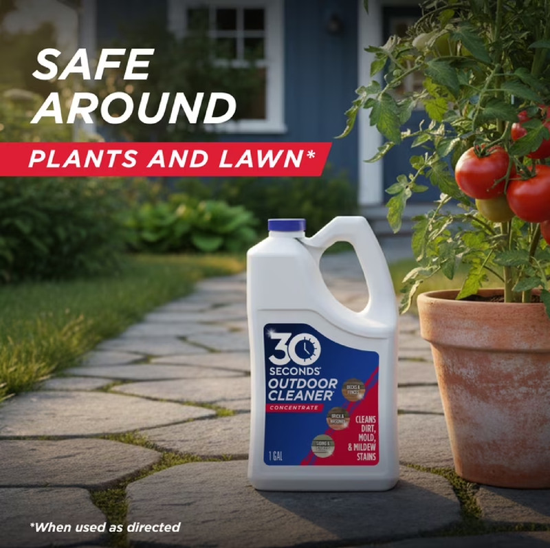30 Seconds Outdoor Concentrate Algae Mold and Mildew Cleaner (1 Gallon) - 2 Pack gallery