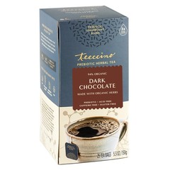 Teeccino Dark Chocolate Prebiotic SuperBoost™ Herbal Tea 25 Count (Pack of 1)