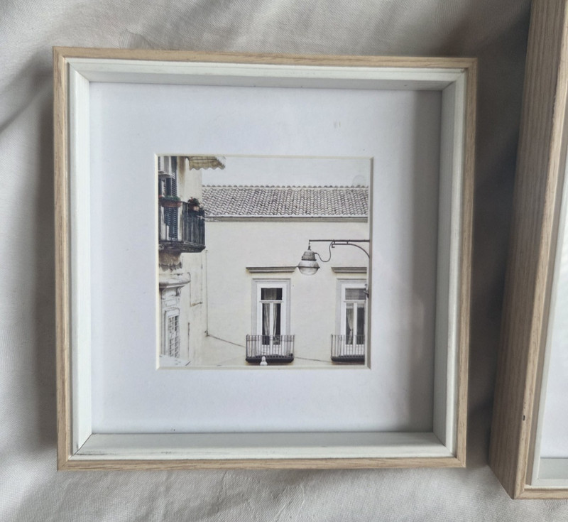 2 Shadow Box Style Picture Photo Frames Portrait or Landscape With Matte gallery