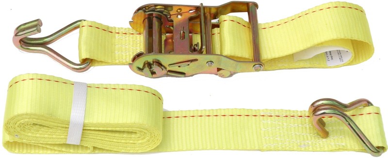 (4 PACK) 2" X 16' DKG Double J Hook Strap with Ratchet Tie Down gallery