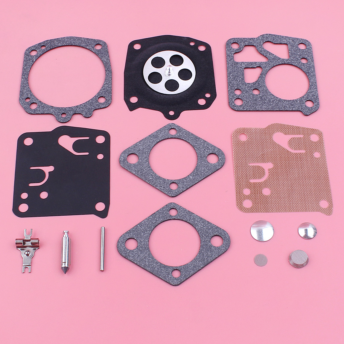 2sets Carb Rebuild Kit For Jonsered 49SP 50 51 52 60 62 66E Chainsaw RK-23HSX gallery