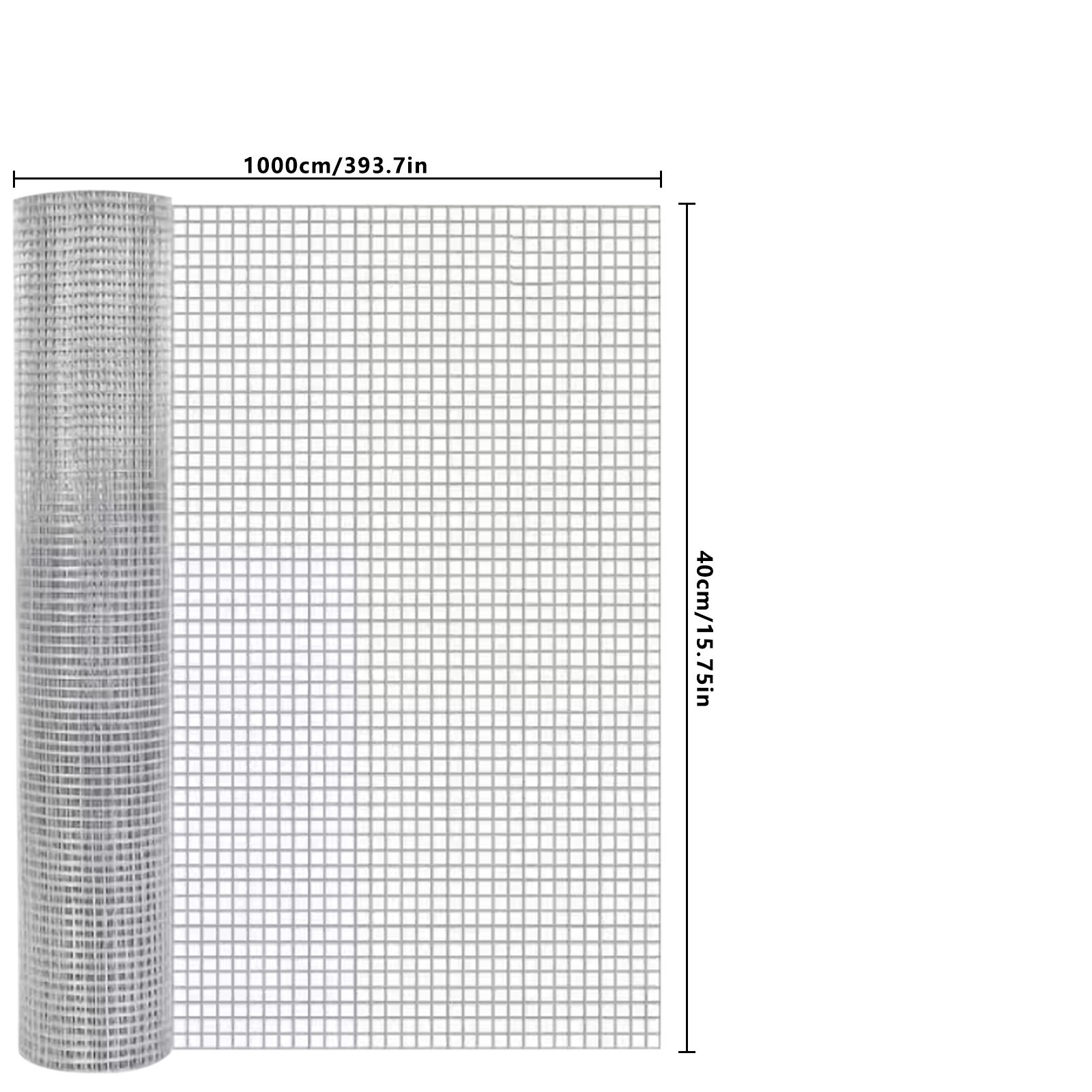 Chicken Cage Wire Fence Galvanized Welded Mesh 394 in & 119 in x15.75 in gallery