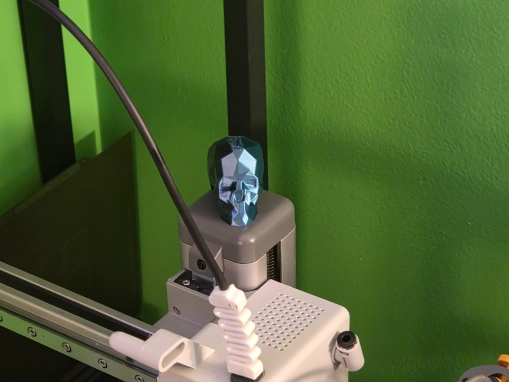 3D Printed Mini Low Poly Skull