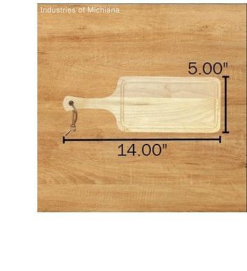 Solid Maple w/ Handle, Strap and Juice Groove 5' x 14" Cutting/Charcuterie Board gallery