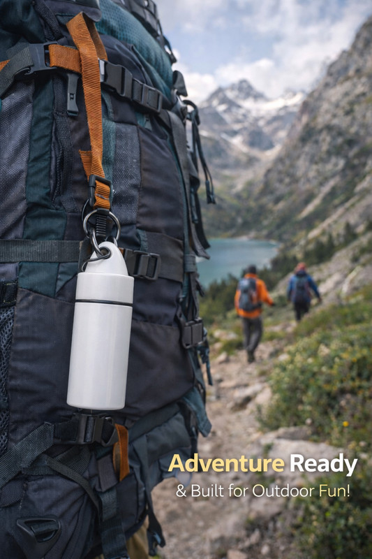 Waterproof EDC Storage Capsule with Clip – Floating Outdoor Utility Container 5