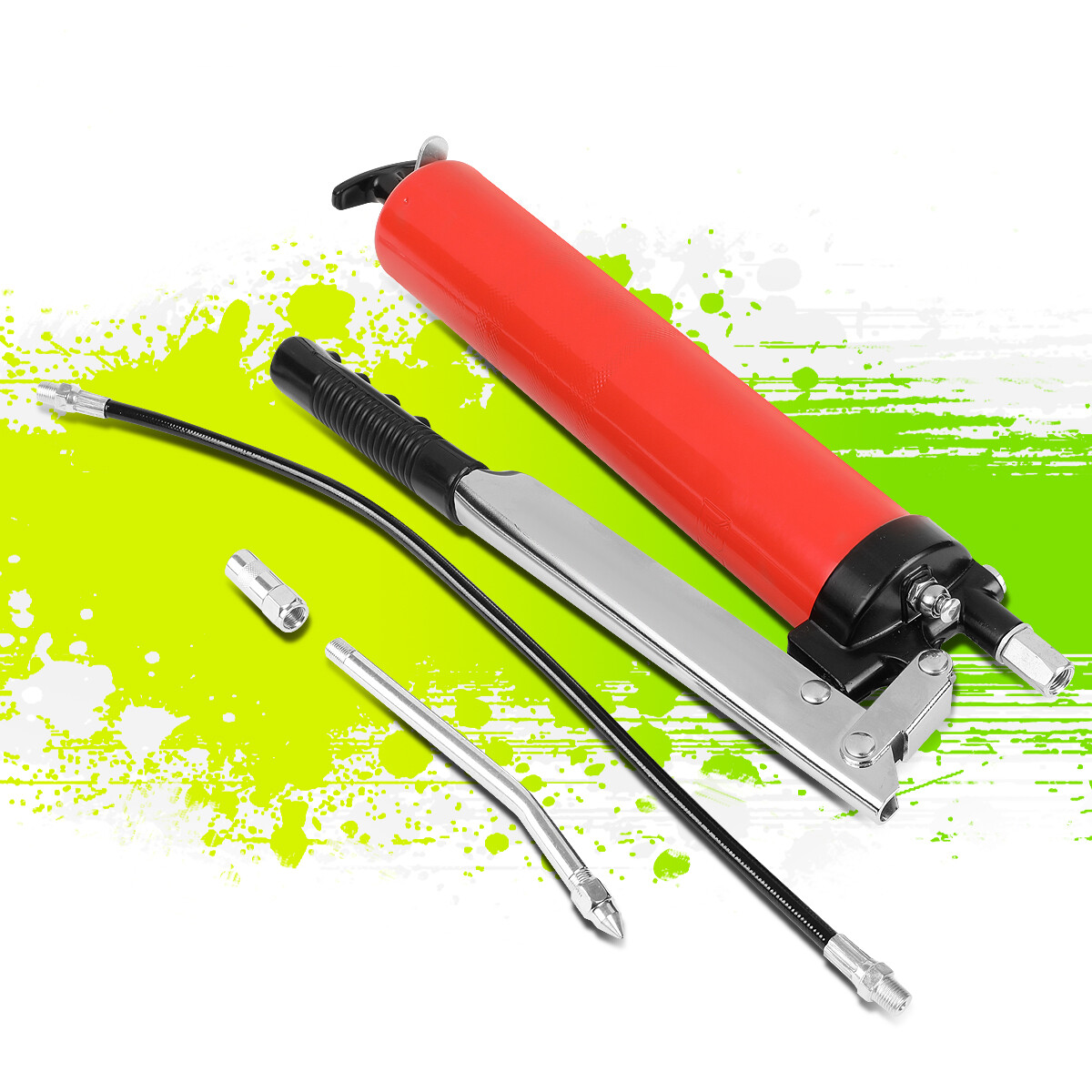 Lever Action Style 18" Flexible Hose 14oz Cartridge Manual Multi-Use Grease Gun gallery