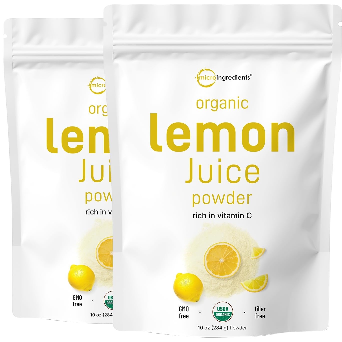Micro Ingredients Organic Lemon Juice Powder 2 Pack | Cold-Pressed Lemon Source gallery