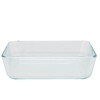 Pyrex 7211 6-Cup Glass Storage Dish w/ 7211-PC 6-Cup Navy Blue Plastic Lid gallery