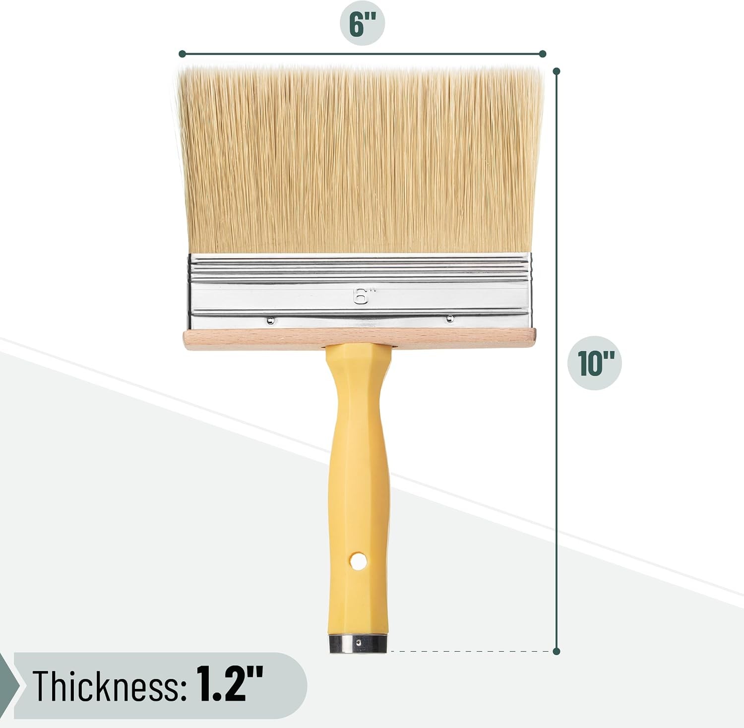 Deck Stain Brush, 6 Inch, Stain Brushes for Wood,Deck Brush, Large Paint Brushes gallery