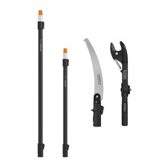Fiskars XtendControl 15″ Saw 14ft Interchangeable Pole Tree Pruner Trimmer Tool