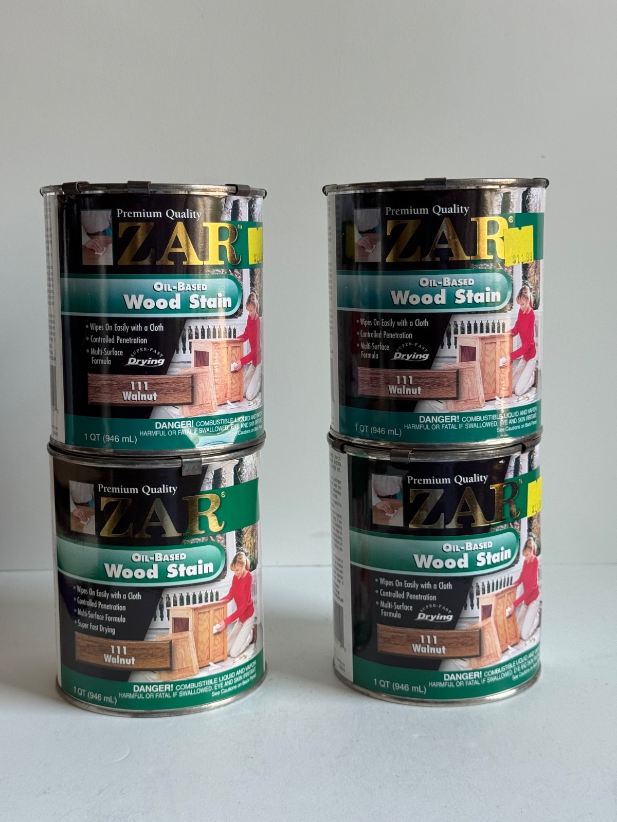 1 Discontinued Zar 111 WALNUT Oil-Based Interior Wood Stain - 1 Quart - NEW gallery