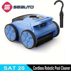 Seauto SAT20 Robotic Pool Vacuum Cleaner Sonar Navigation for Inground Pools NEW