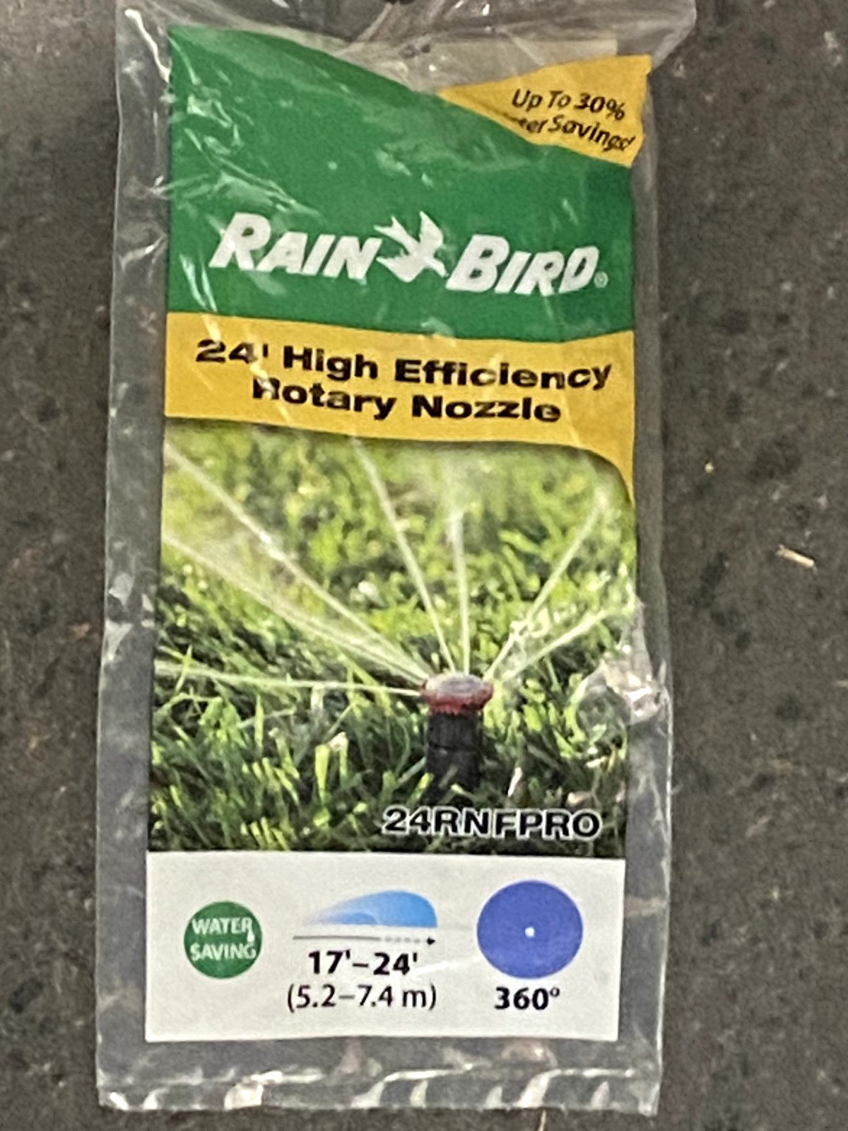 6X Rain Bird 17-24 High Efficiency Full-Circle Rotary Nozzle 360 24RNFPRO gallery