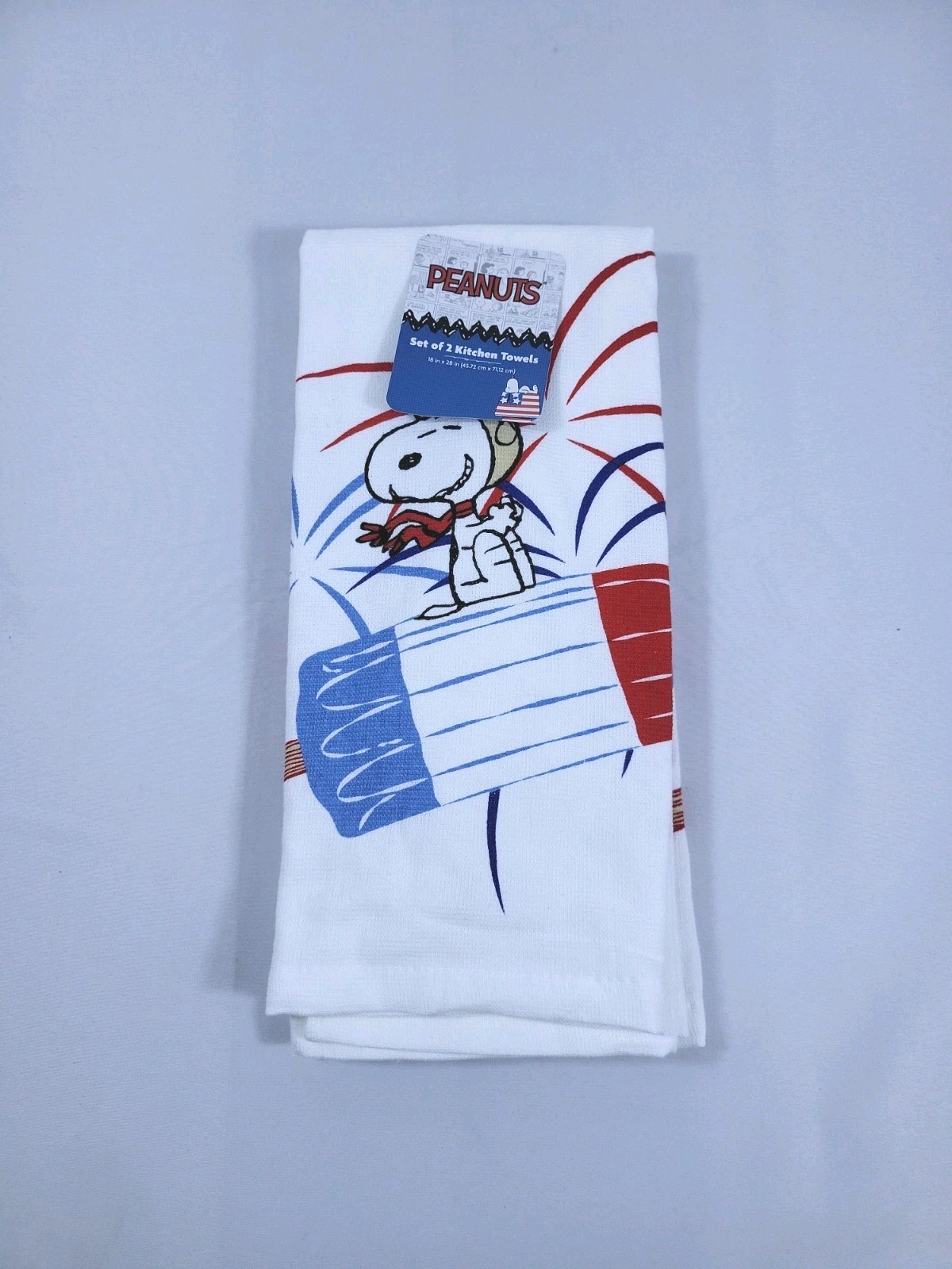 Peanuts New 2026 Snoopy Summer Theme Kitchen Towel Set Of 2, 18 x 28in gallery